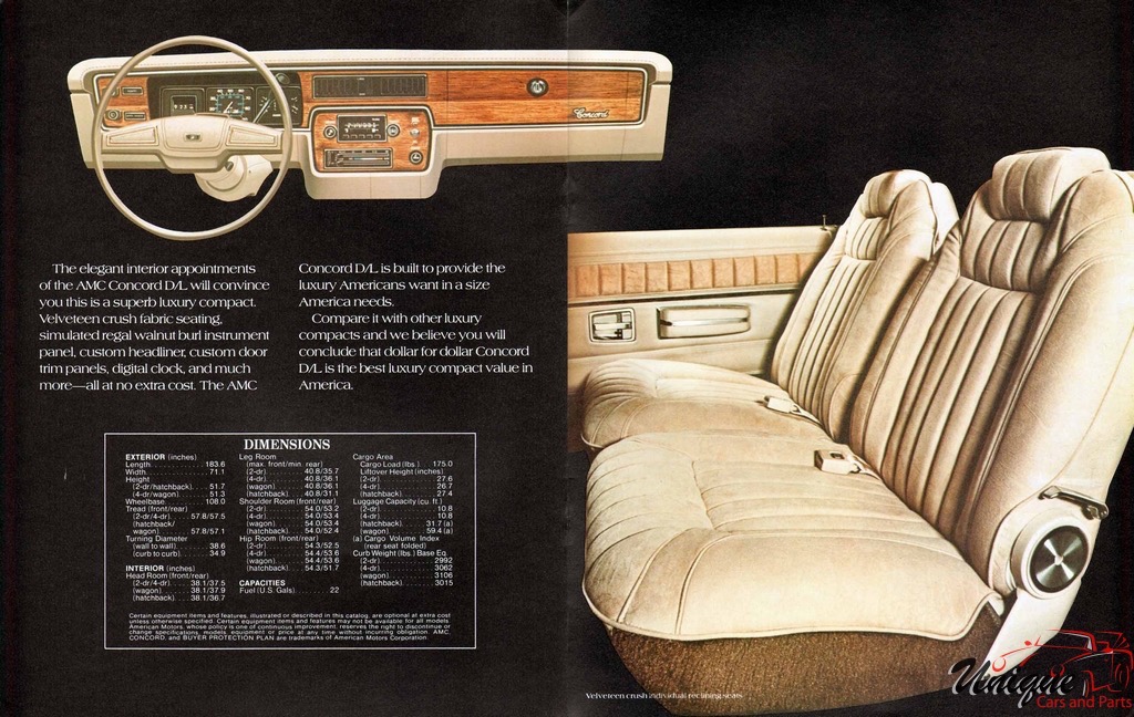 1978 AMC Concord Brochure Page 3